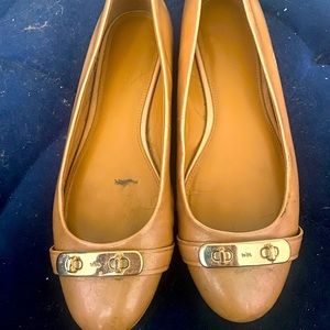 Nude COACH flats authentic 8